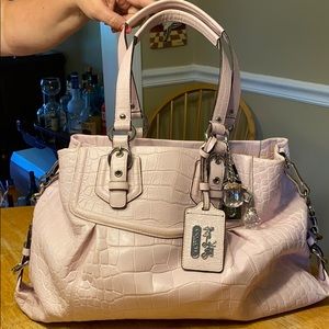 Coach Madison exotic satchel
